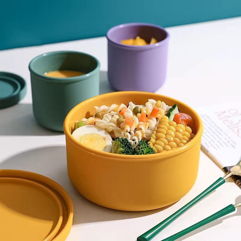 Silicone Baby Food Container Household Portable Storage BPA Free Keep Fresh Lunch Box