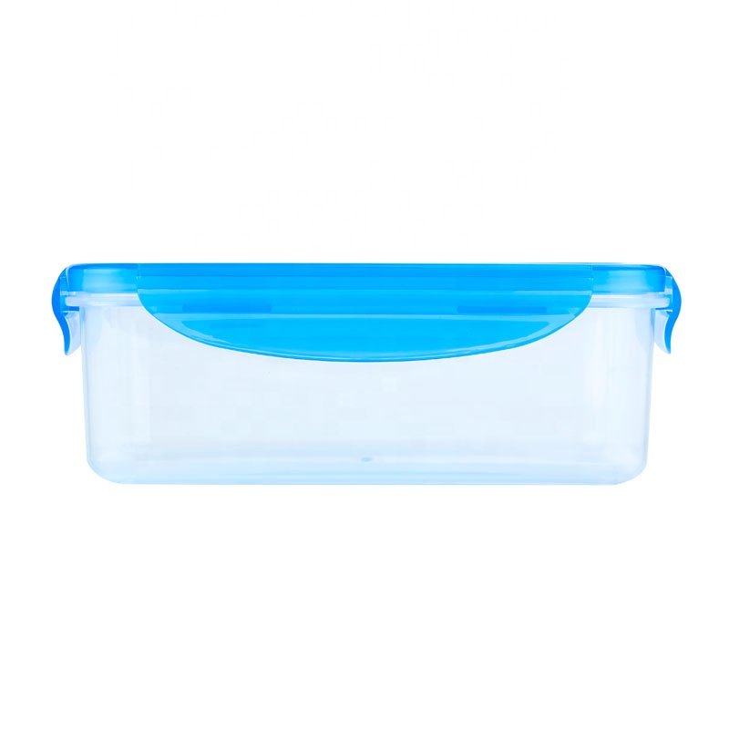 BPA free water proof food storage box 1100ml Rectangular Plastic Food storage container box with silicone seal