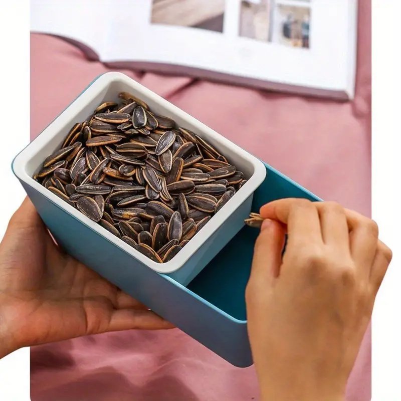 Wholesale Household Rectangular Snack Storage Box Kitchen Drainage Double Layer Plastic Fruit Storage Box