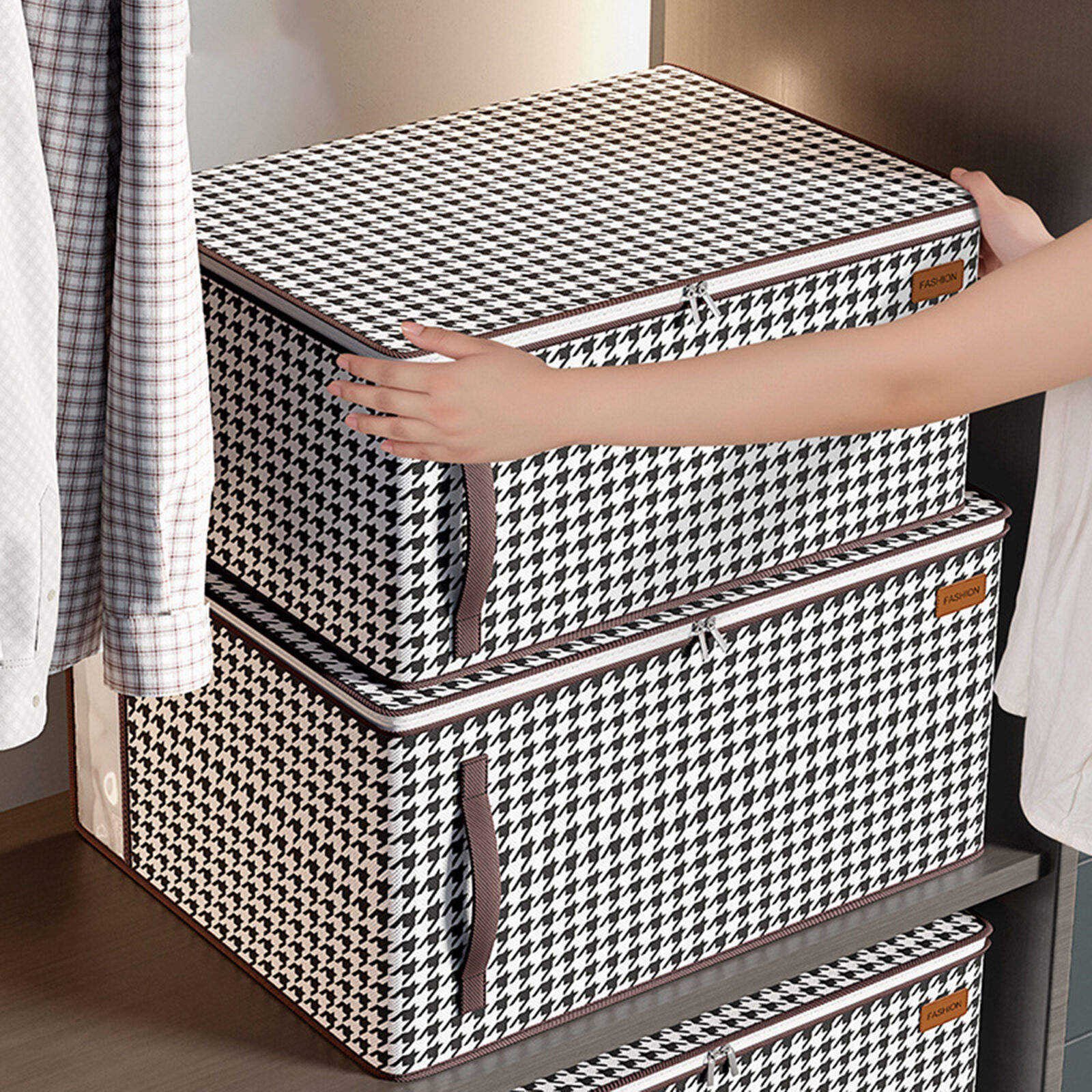 Large Clothes Organizers Folding Clothing Storage Box For Closet