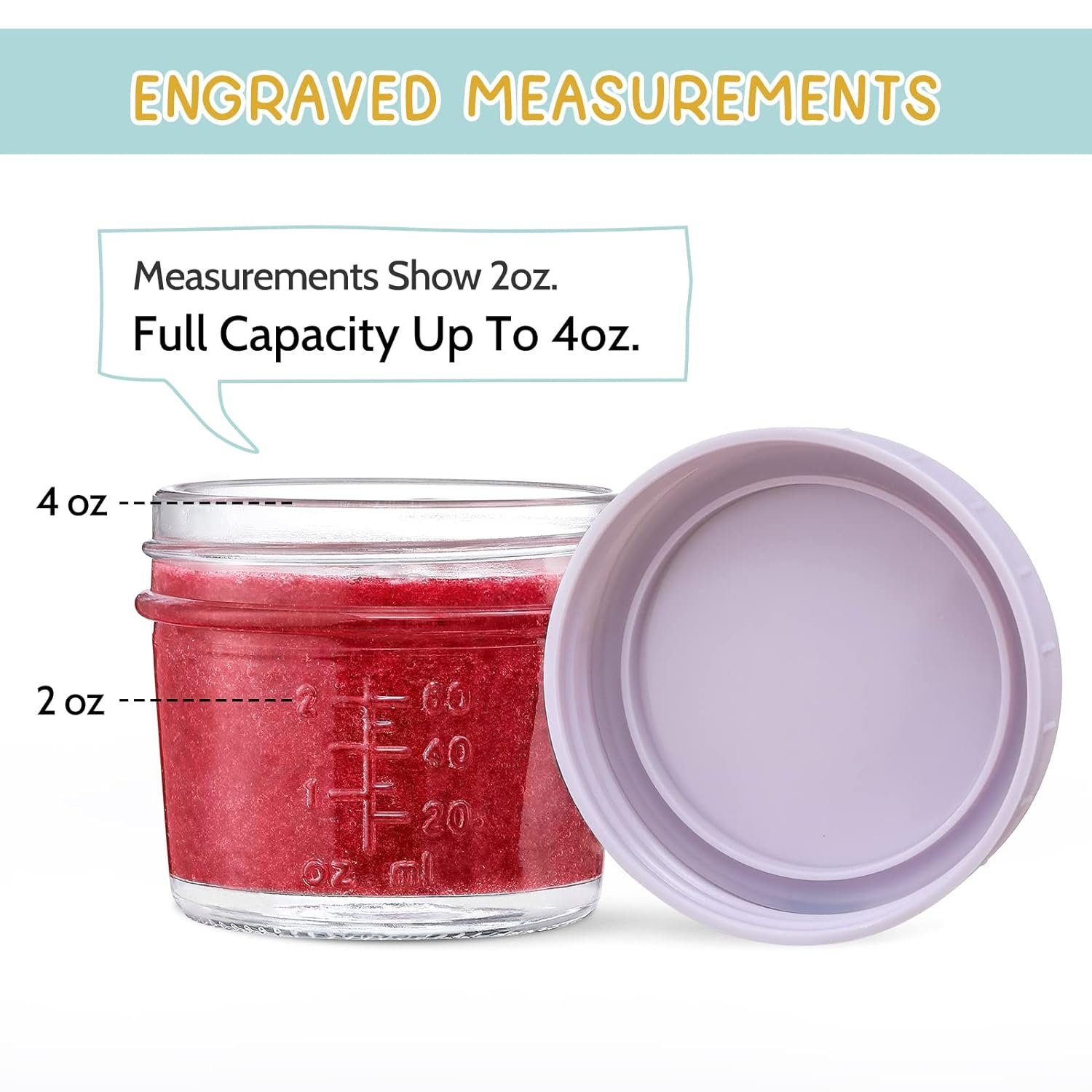 Glass Baby Food Maker Baby Food Storage Containers Baby Food Storage Jars With Lids
