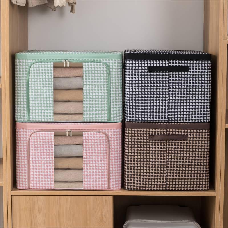 Manufacturer Household clothes storage boxes&bins oxford storage organizer foldable wardrobe clothes organizer box