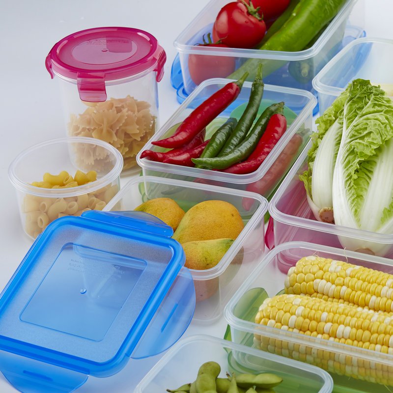 BPA Free Factory Direct Plastic Lunch Box Clear Food Container Fresh Crisper Box