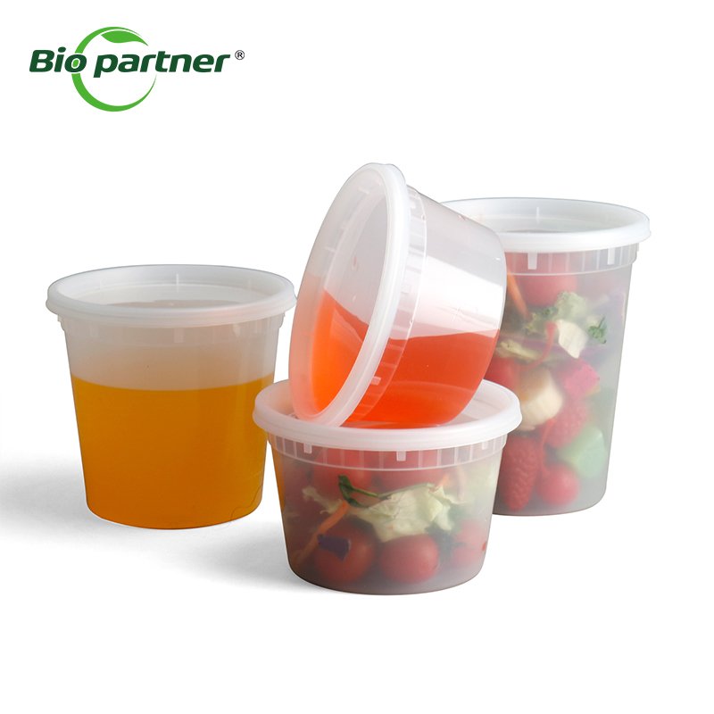 Microwave Disposable Noodle Deli Takeaway Hot Soup Container Clear 32oz Plastic Lunch Salad Food Storage Containers With Lids