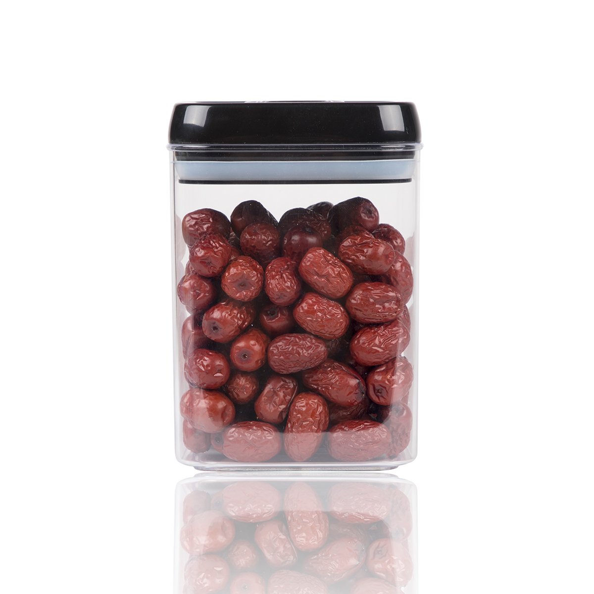 Best Sale 9pcs Clear Kitchen 9 pcs set transparent airtight food storage plastic containers Food Fridge Storage Box