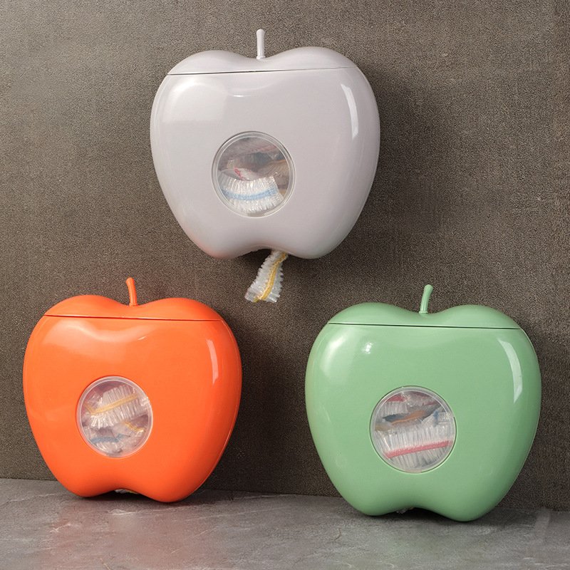 Kitchen Plastic Wrap Dispenser Wall Mounted Pp Cling Film Storage Box With Lid