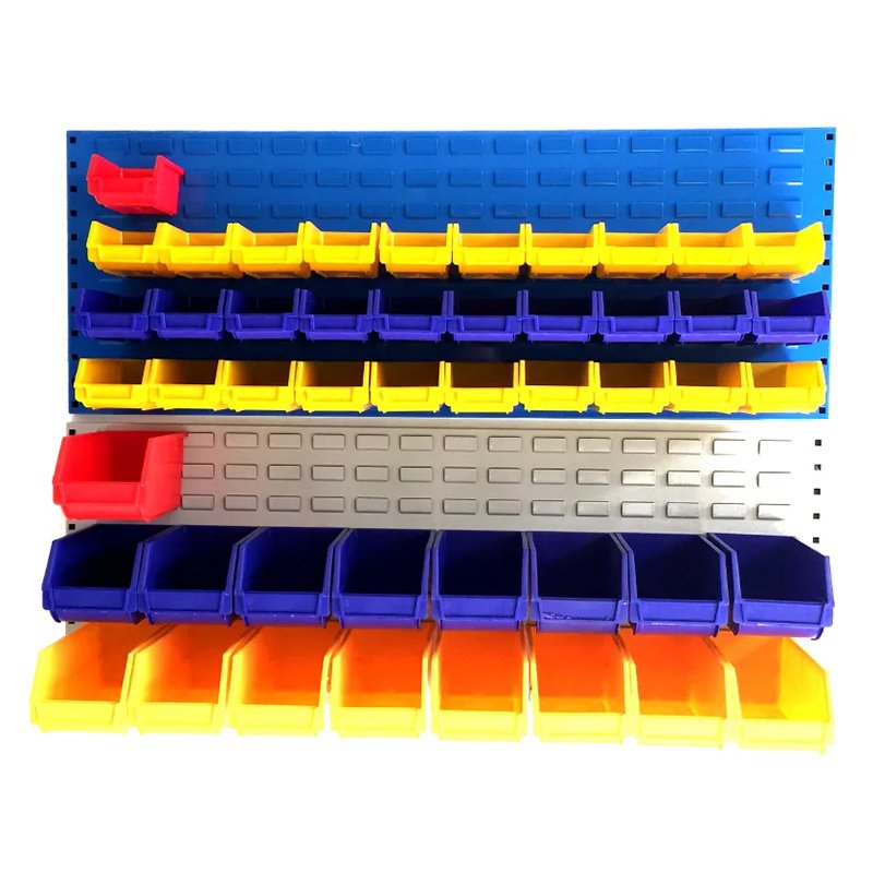 Workshop Multifunction Wall Mounted Tool Storage Box Mobile Workshop Storage Tool Cart