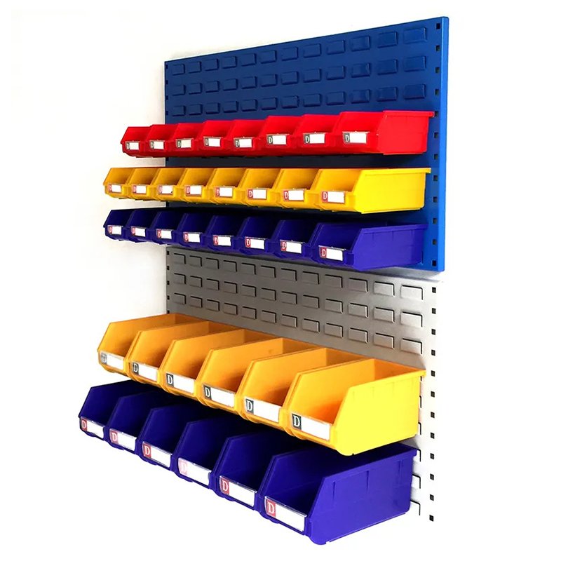 Workshop Multifunction Wall Mounted Tool Storage Box Mobile Workshop Storage Tool Cart
