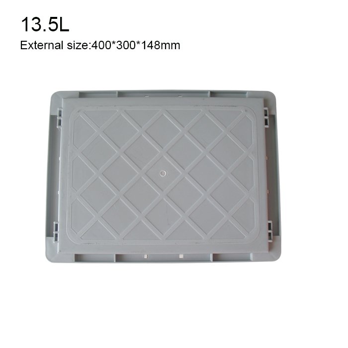 QS Plastic Open Side Auto Parts Storage Bins Moving Box with Door Plastic Containers Stackable Plastic Crate for Spare Tools