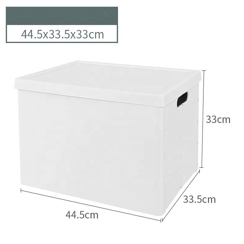 Multifunctional Foldable Storage Box With Lid Storage Case Basket Organizer Large Boxes for Household