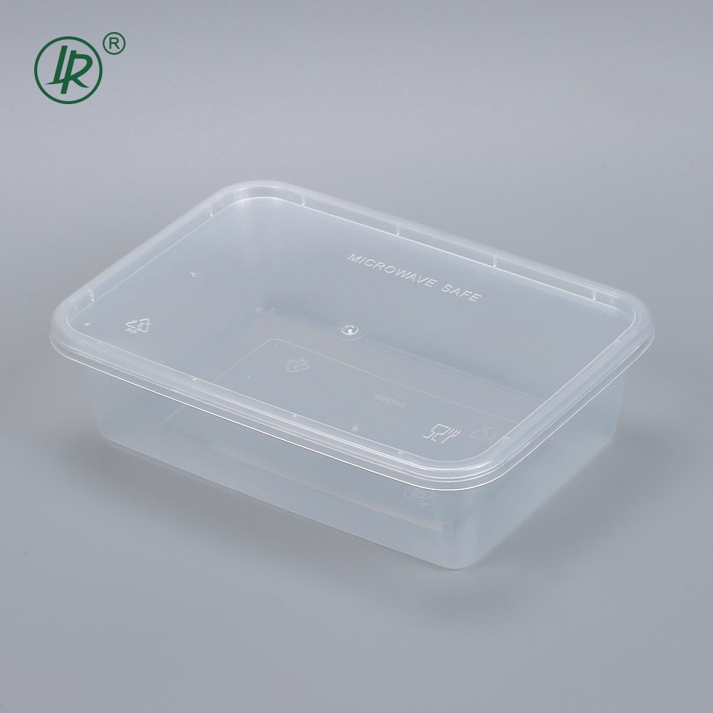 Wholesale Clear Lid Polypropylene Plastic Takeout Container Disposable Takeaway Lunch food Containers Boxes With Lid