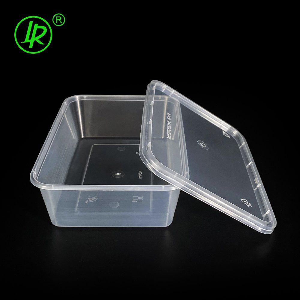 Wholesale Clear Lid Polypropylene Plastic Takeout Container Disposable Takeaway Lunch food Containers Boxes With Lid