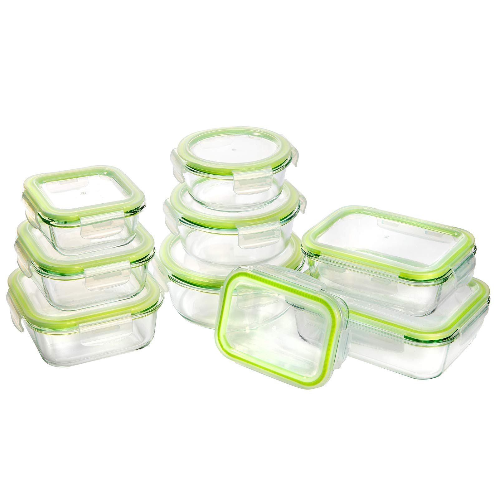 High Quality Eco-friendly Hot Sale Glass Food Storage Container Lunch Set Microwave Accept Customization