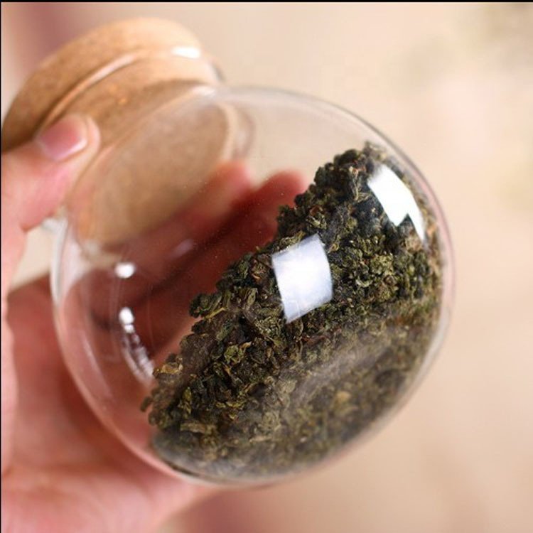 High Borosilicate Glass Air Tight Glass Food Storage Jar with Cork Lid