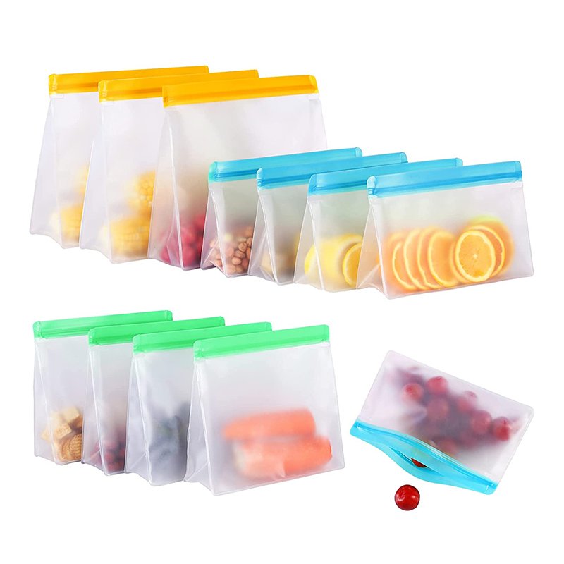 Wholesale keep fresh silicone food storage vegetable fruit reusable silicone bags