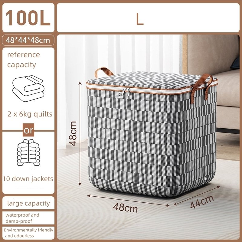 Large Capacity Foldable Pants Organizer Boxes Wardrobe Storage for Clothes Bath Towels Bed Sheets-Foldable Storage Boxes