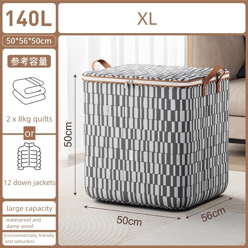 Large Capacity Foldable Pants Organizer Boxes Wardrobe Storage for Clothes Bath Towels Bed Sheets-Foldable Storage Boxes