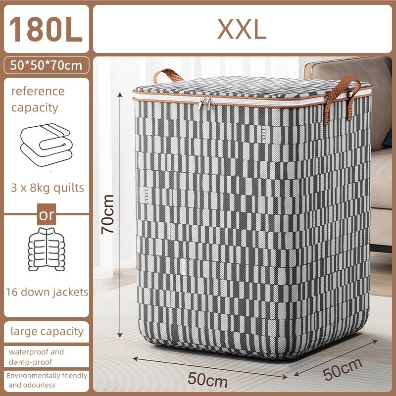 Large Capacity Foldable Pants Organizer Boxes Wardrobe Storage for Clothes Bath Towels Bed Sheets-Foldable Storage Boxes