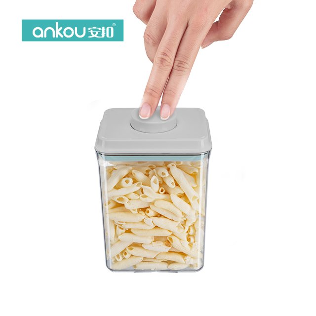 OEM ODM food storage and container air tight containers pop up Transparent baby milk powder container For household storage