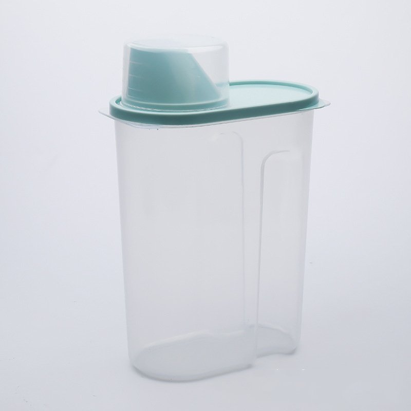 Plastic Food Grade Bucket With Lid Kitchen Food Storage Box Dry Goods Cereal Storage Tank