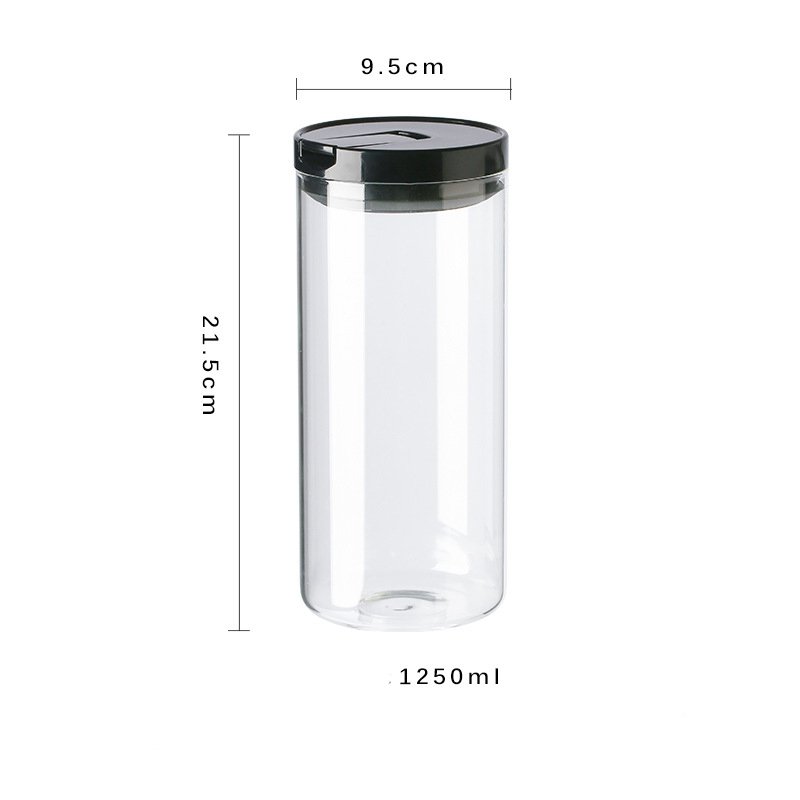 Customize seal clear fermenting coffee food storage glass jug jar