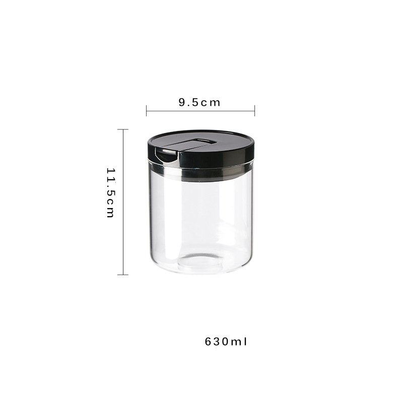Customize seal clear fermenting coffee food storage glass jug jar