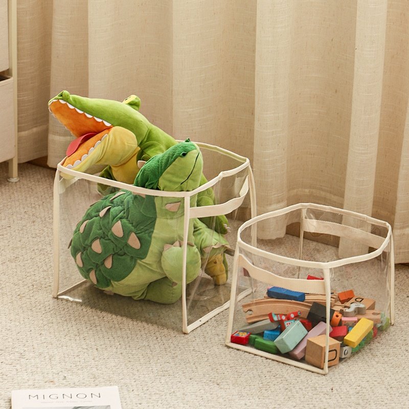 Wholesale New Technology PVC Material Clear Storage Box Large Capacity Toy Storage Organizer Bins With New Factory