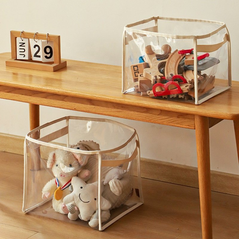 Wholesale New Technology PVC Material Clear Storage Box Large Capacity Toy Storage Organizer Bins With New Factory