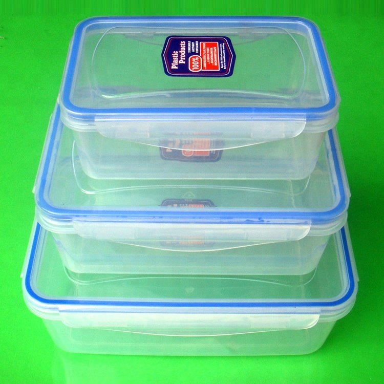Economical custom design kitchenware 400ml 800ml 1200ml food storage plastic container
