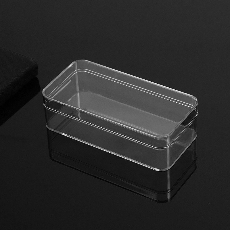 Custom clear cake packaging container plastic dessert storage box with lid