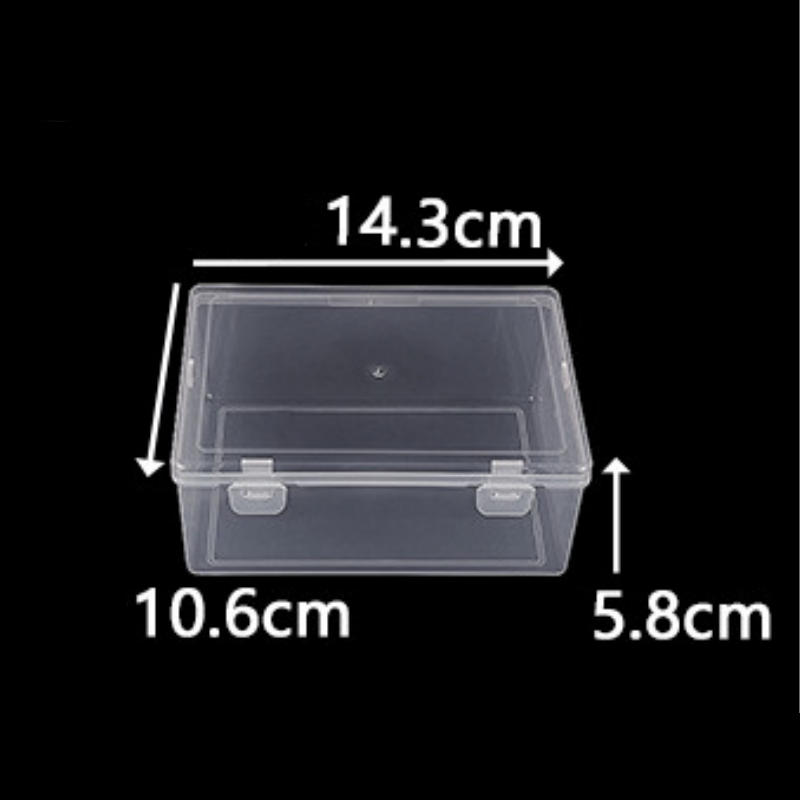 Rectangular Transparent Detachable Plastic Storage Box DIY Jewelry Tool & Beads Accessories Earring Container Organizing Jewelry