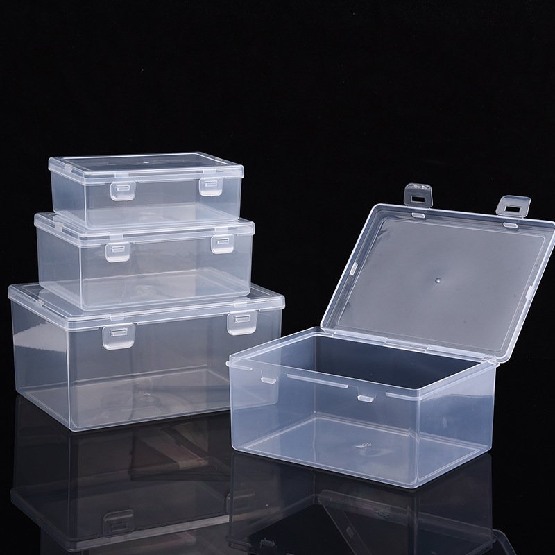 Rectangular Transparent Detachable Plastic Storage Box DIY Jewelry Tool & Beads Accessories Earring Container Organizing Jewelry