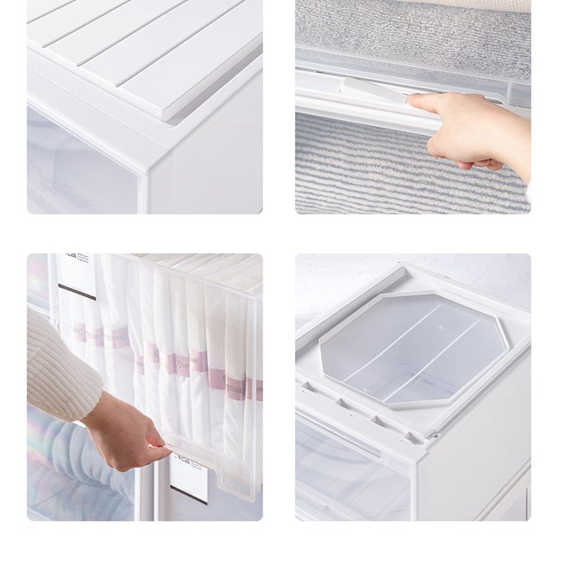 Storage box Drawer box Household storage drawer multi-layer desktop storage box