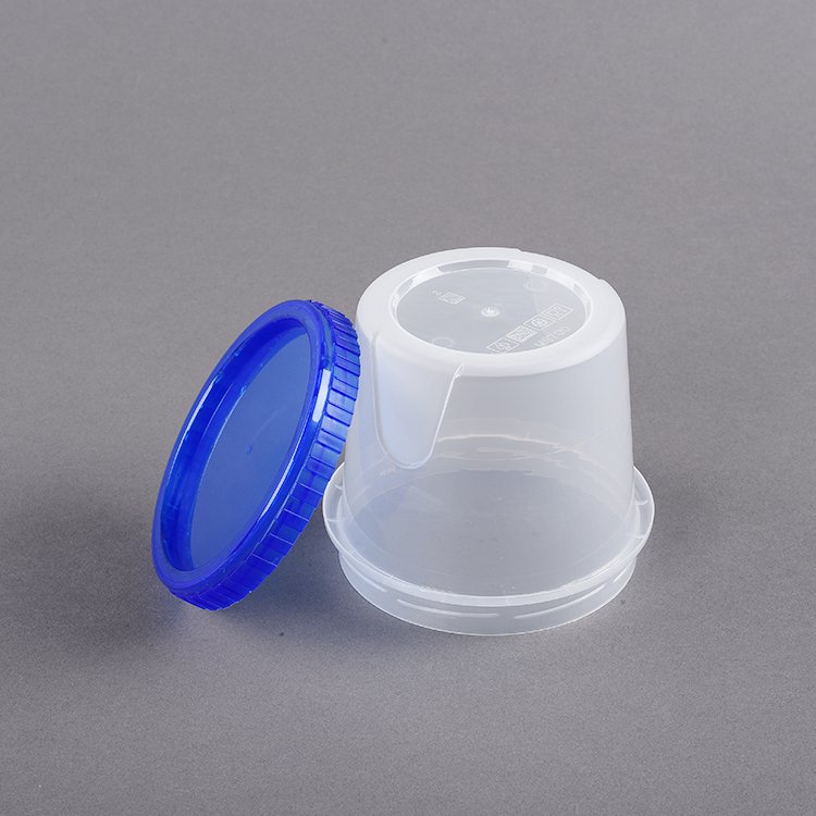 500ML airtight PP injection food freshness preservation nut round food storage packaging plastic deli containers with twist lid