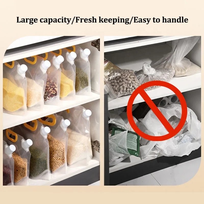 Reusable Eco Friendly Leakproof Ziplock Silicone Food Storage Bag Snack Bag for Sandwich Liquid Lunch Fruit