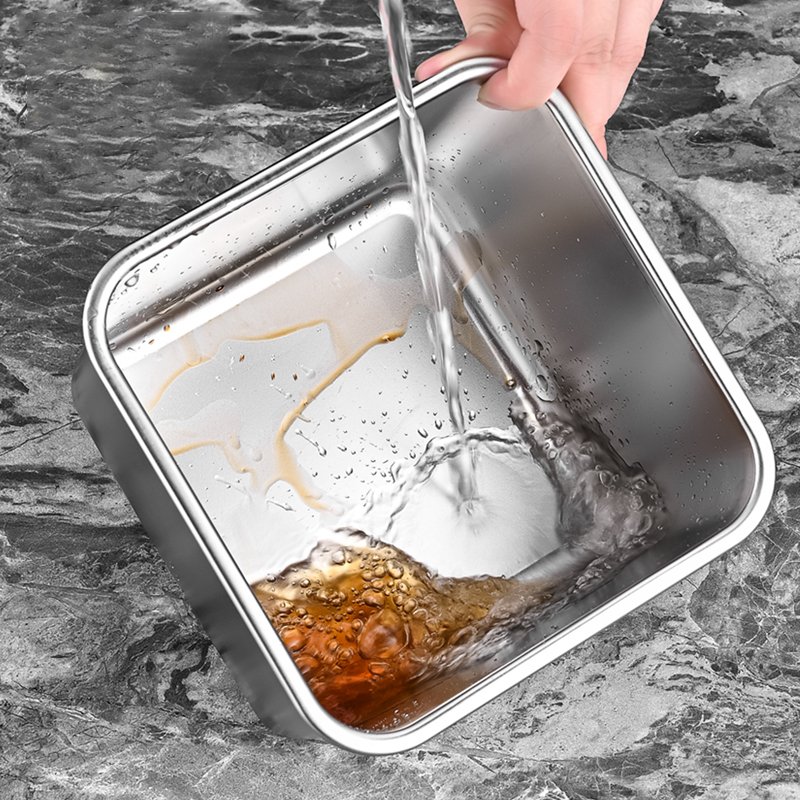 food grade 304 GN Pan stainless steel beans food storage container spice box seasoning basin