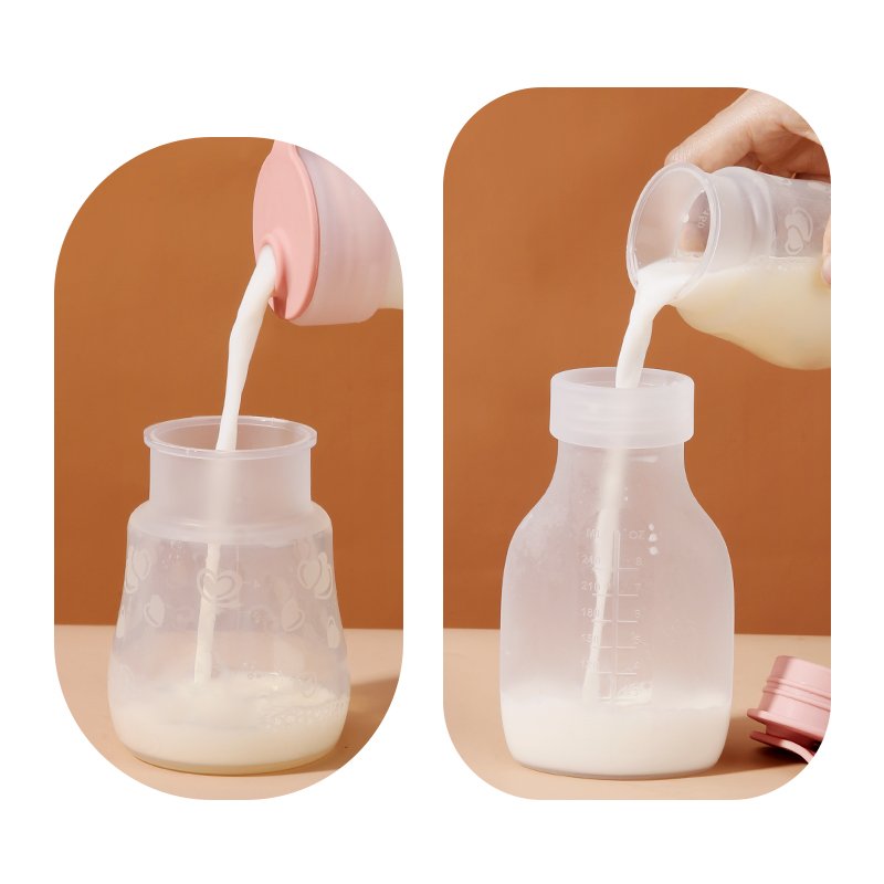 Custom Bpa Free High Quality Cooler Large Foldable Reusable Leakproof Baby Product Silicone Breast Milk Storage Bag