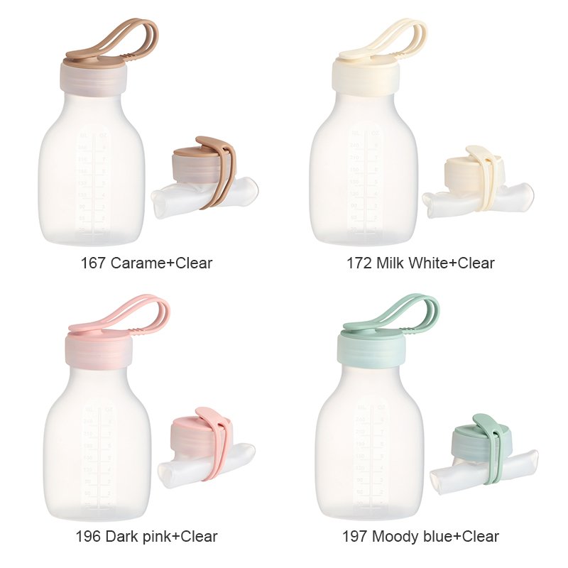 Custom Bpa Free High Quality Cooler Large Foldable Reusable Leakproof Baby Product Silicone Breast Milk Storage Bag