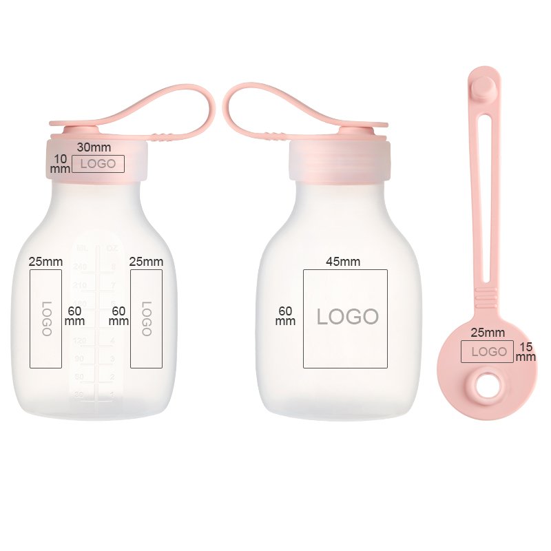 Custom Bpa Free High Quality Cooler Large Foldable Reusable Leakproof Baby Product Silicone Breast Milk Storage Bag