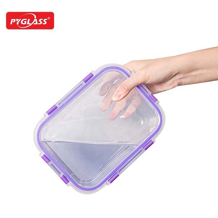 Glass Food Storage Containers 10 Pack, Glass Meal Prep Containers with Snap Lock Lids- Lunch Boxes (10 Containers & 10 Lids)