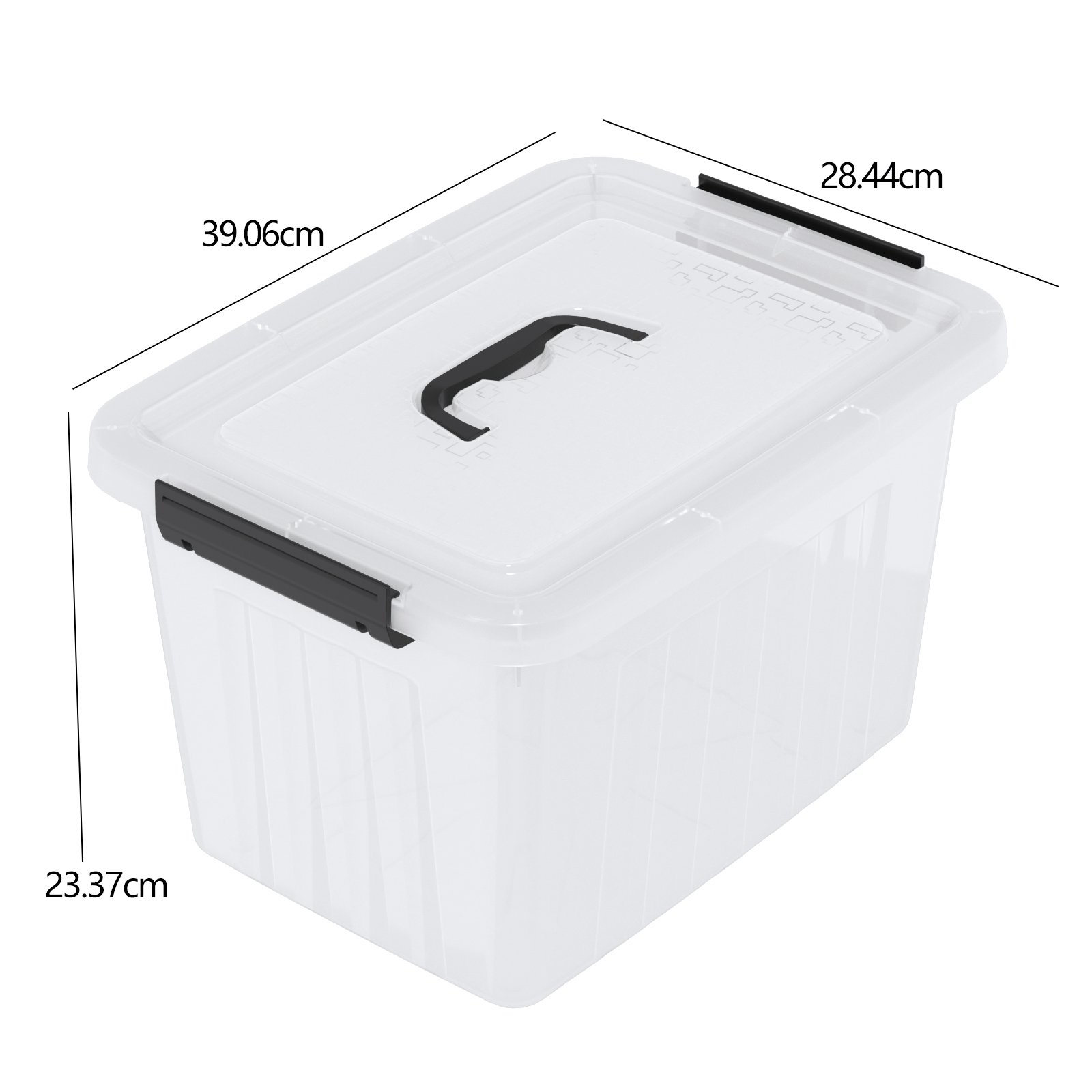 Clear Plastic Storage Box With Lids Clothing Storage Box For 25 Litre Dry Storage Box