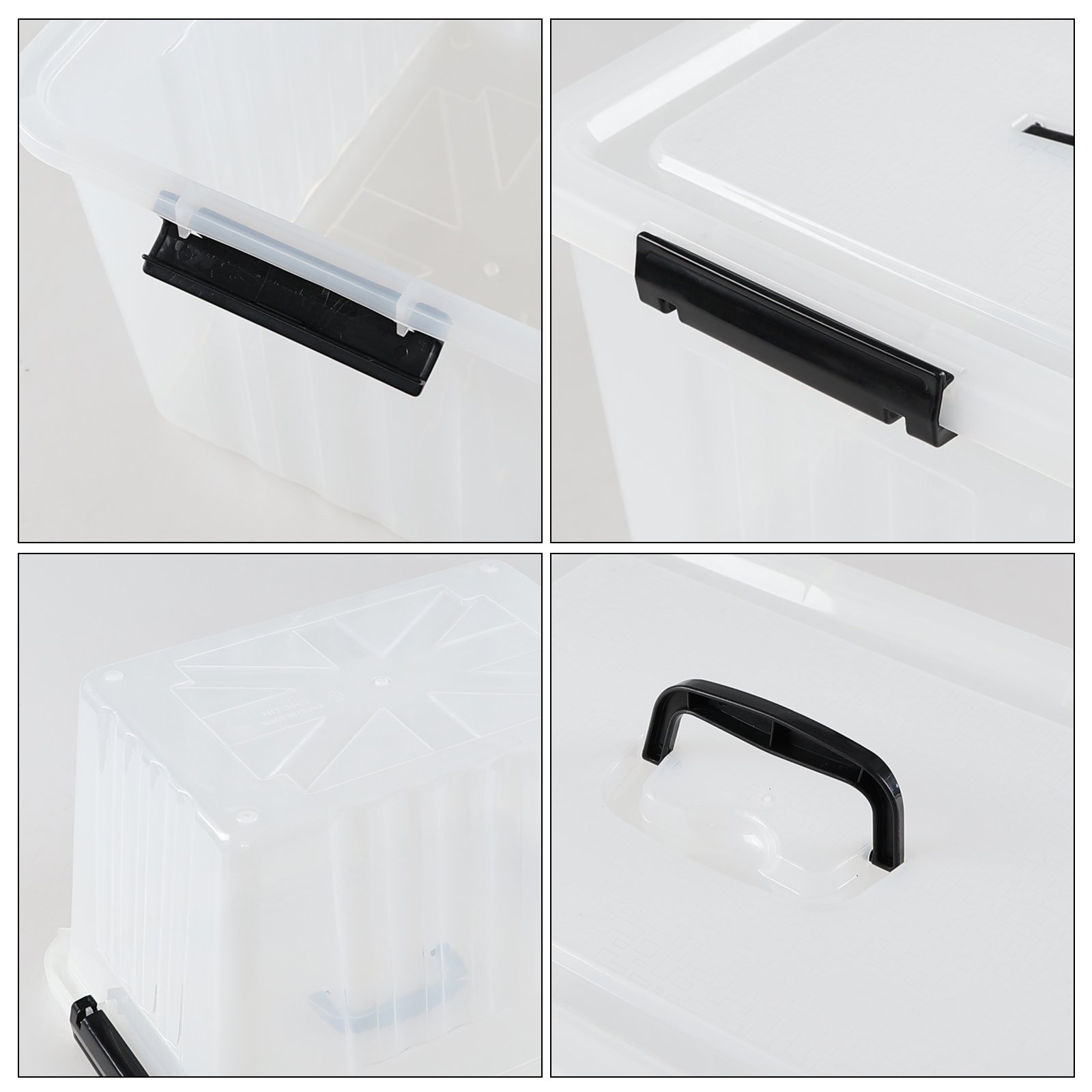 Clear Plastic Storage Box With Lids Clothing Storage Box For 25 Litre Dry Storage Box