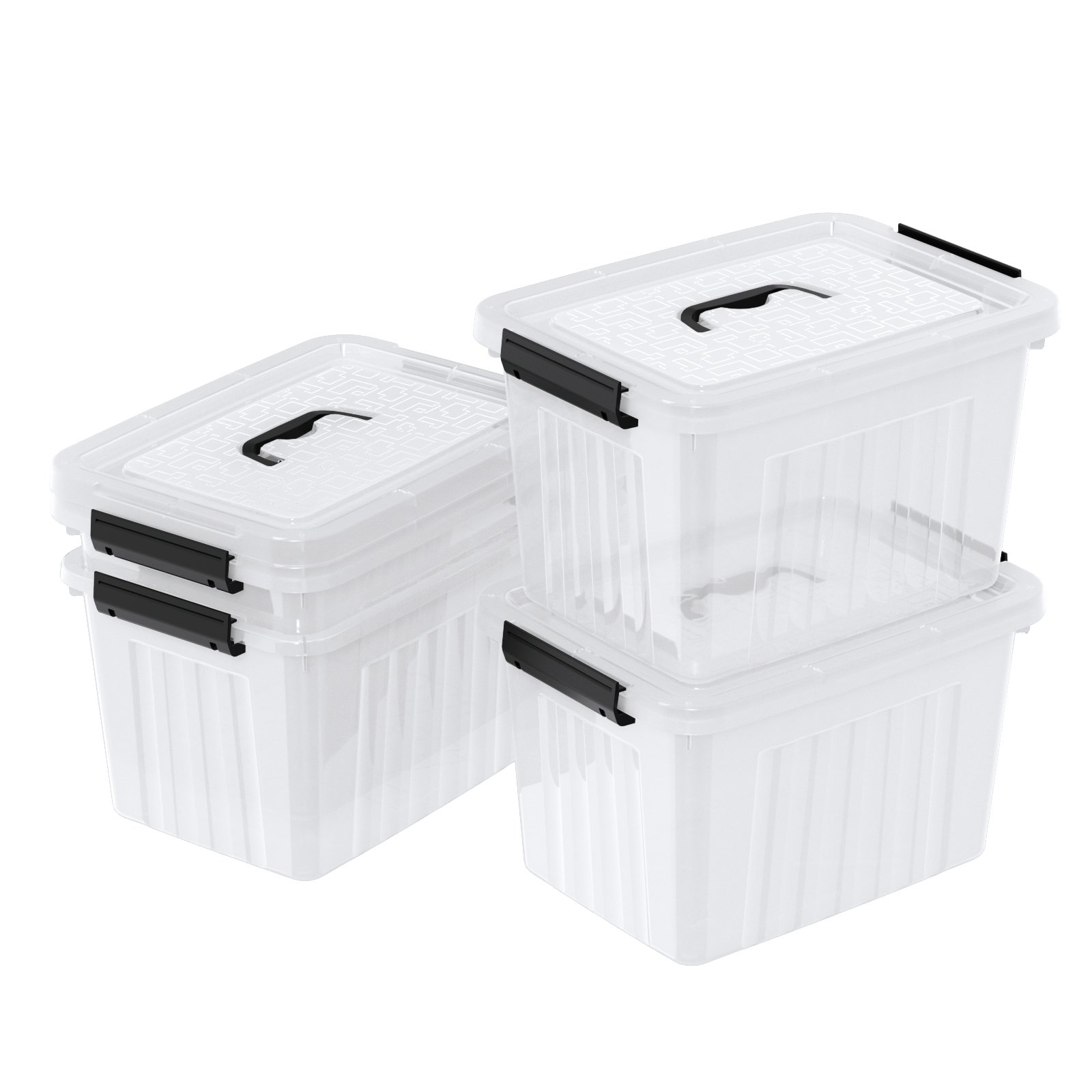 Clear Plastic Storage Box With Lids Clothing Storage Box For 25 Litre Dry Storage Box
