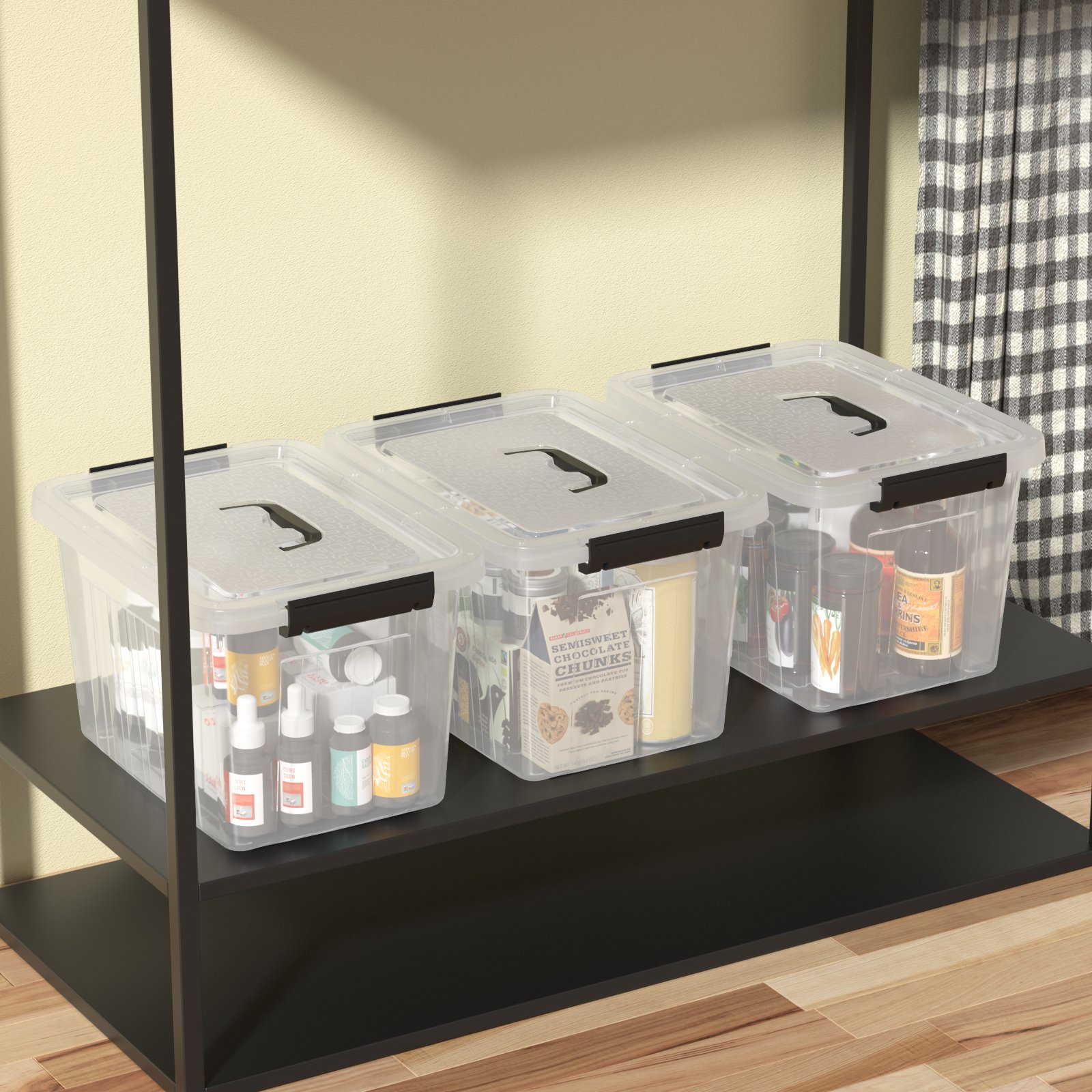 Clear Plastic Storage Box With Lids Clothing Storage Box For 25 Litre Dry Storage Box