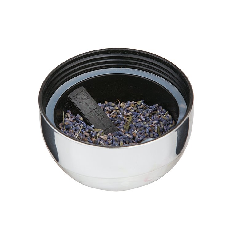 round glass food storage container with unique measuring cup lid cereal jar organizer kitchen wide mouth empty
