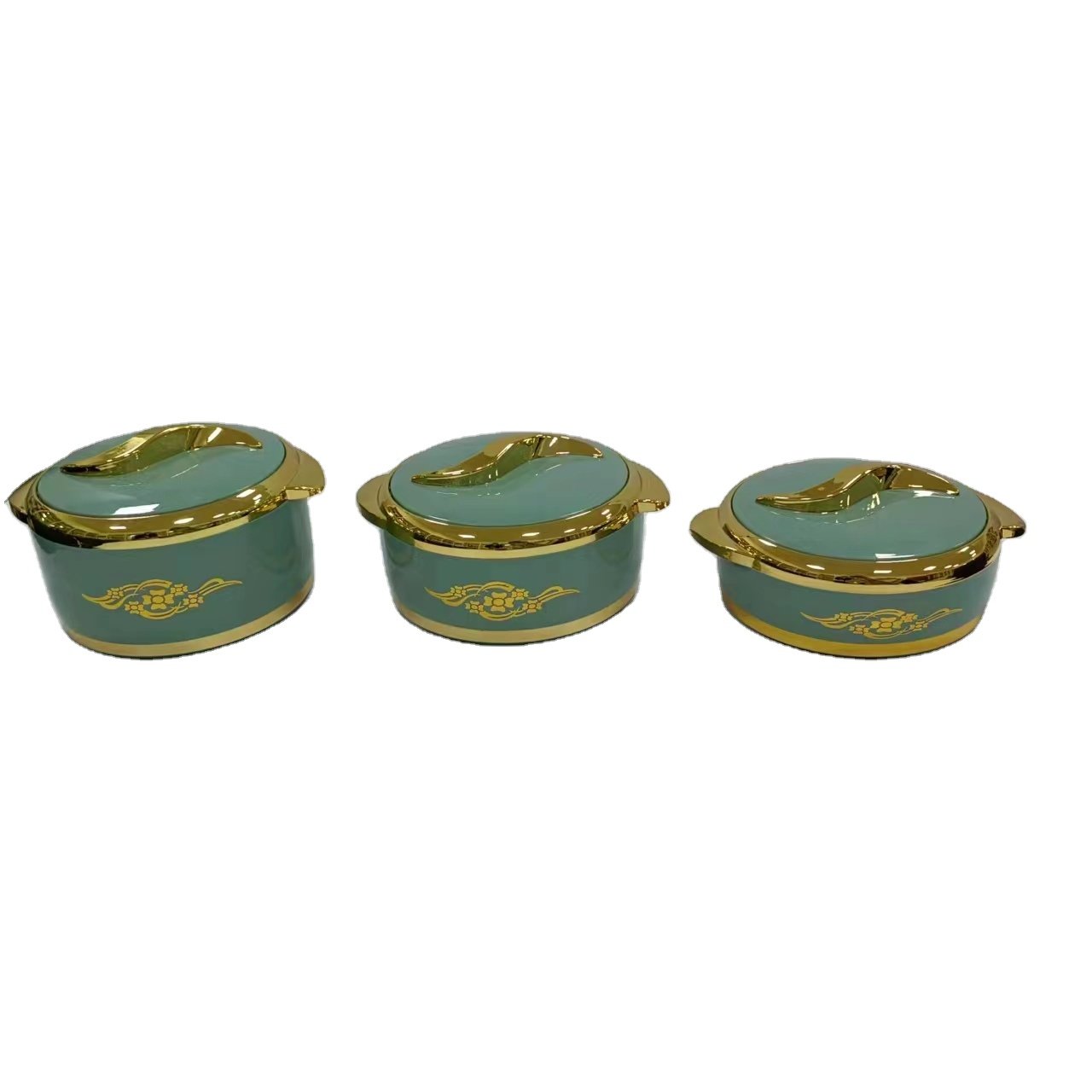 Hot selling round thermal dishes sets for hot food for food container 1.5L+2L+2.5L Arabia UAE insulated casserole food warmer