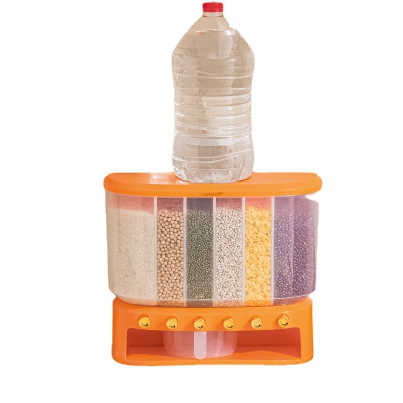 low price plastic food container storage box rice container dispenser kitchen storage boxes grain dispenser supermarket