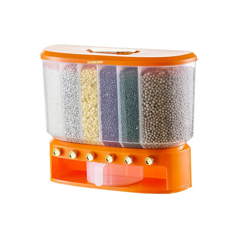 low price plastic food container storage box rice container dispenser kitchen storage boxes grain dispenser supermarket