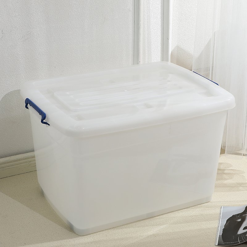 2022 Large Capacity Hot Sale Plastic storage box With Wheels Durable Plastic storage Container For Hotel