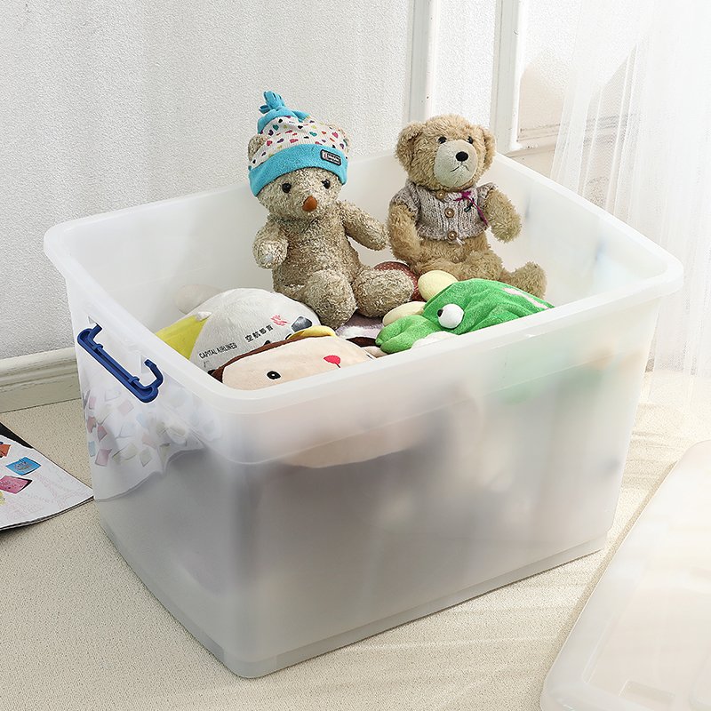 2022 Large Capacity Hot Sale Plastic storage box With Wheels Durable Plastic storage Container For Hotel